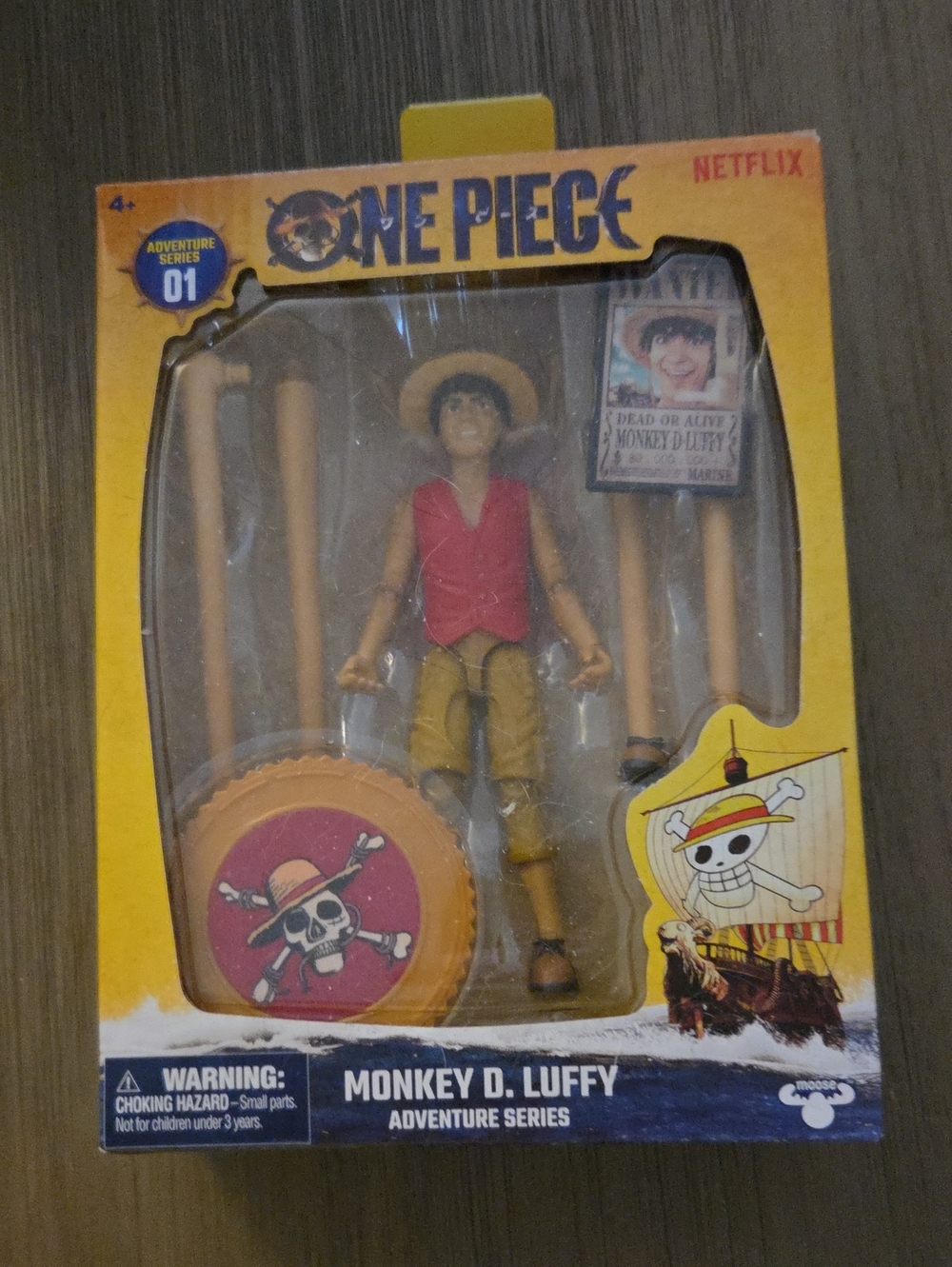 Onepiece Monkey D. Luffy Figure - Red, Yellow